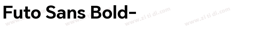 Futo Sans Bold字体转换